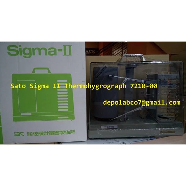 THERMOHYGROGRAPH SATO SIGMA II 7210 00